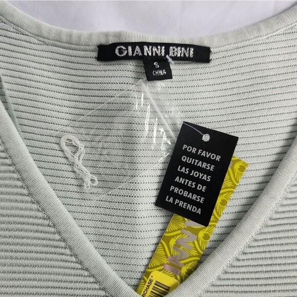 Gianni Bini  - Light Mint Green Bodycon Dress Gianni Bini Fitted Size S NWT - Picture 2 of 8